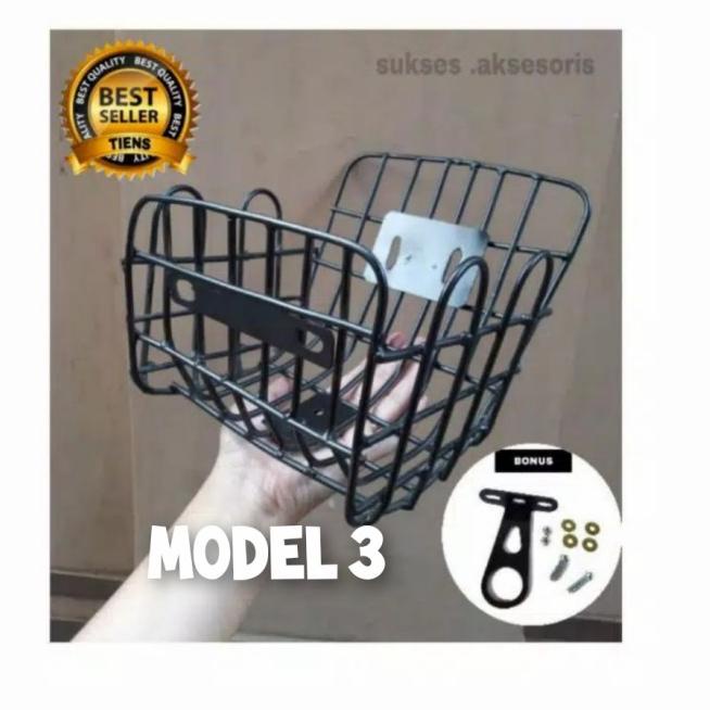 keranjang sepeda mtb / keranjang sepeda lipat - MODEL 3