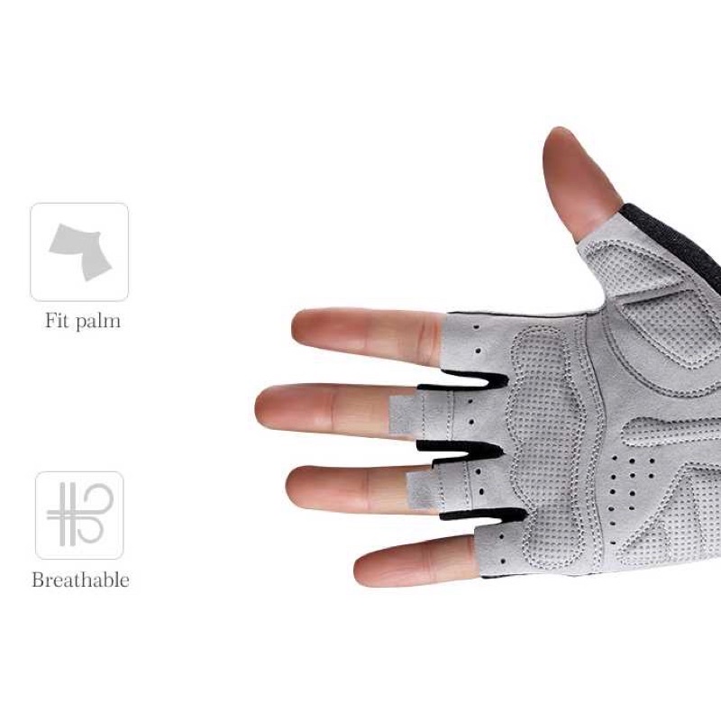 Rockbros Sarung Tangan Half Finger Anti-Skid - S109