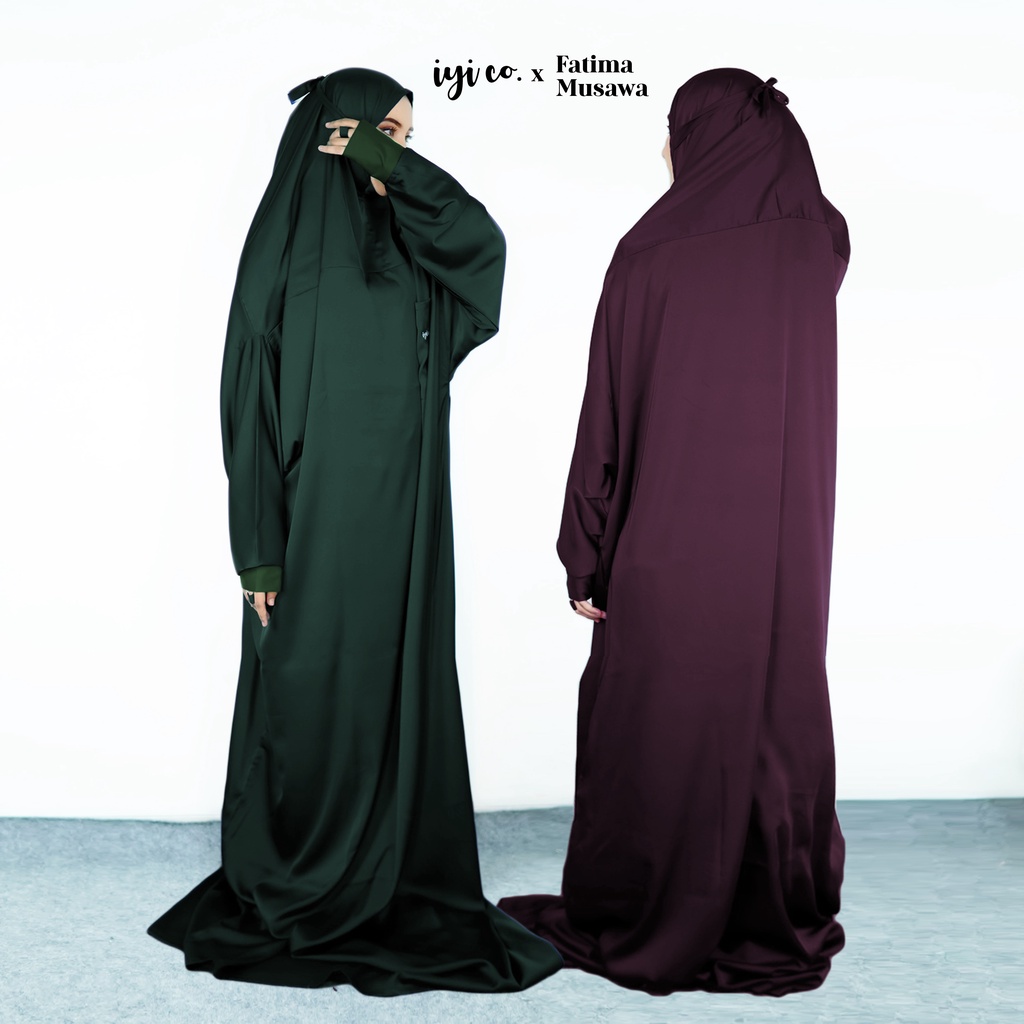 iyi x Fatima Musawa | Premium Prayer Set - Mukena Terusan