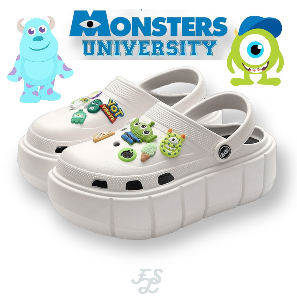 LUMMYSHOP SANDALS CROCS SQUARE MONSTER INC X T STORY