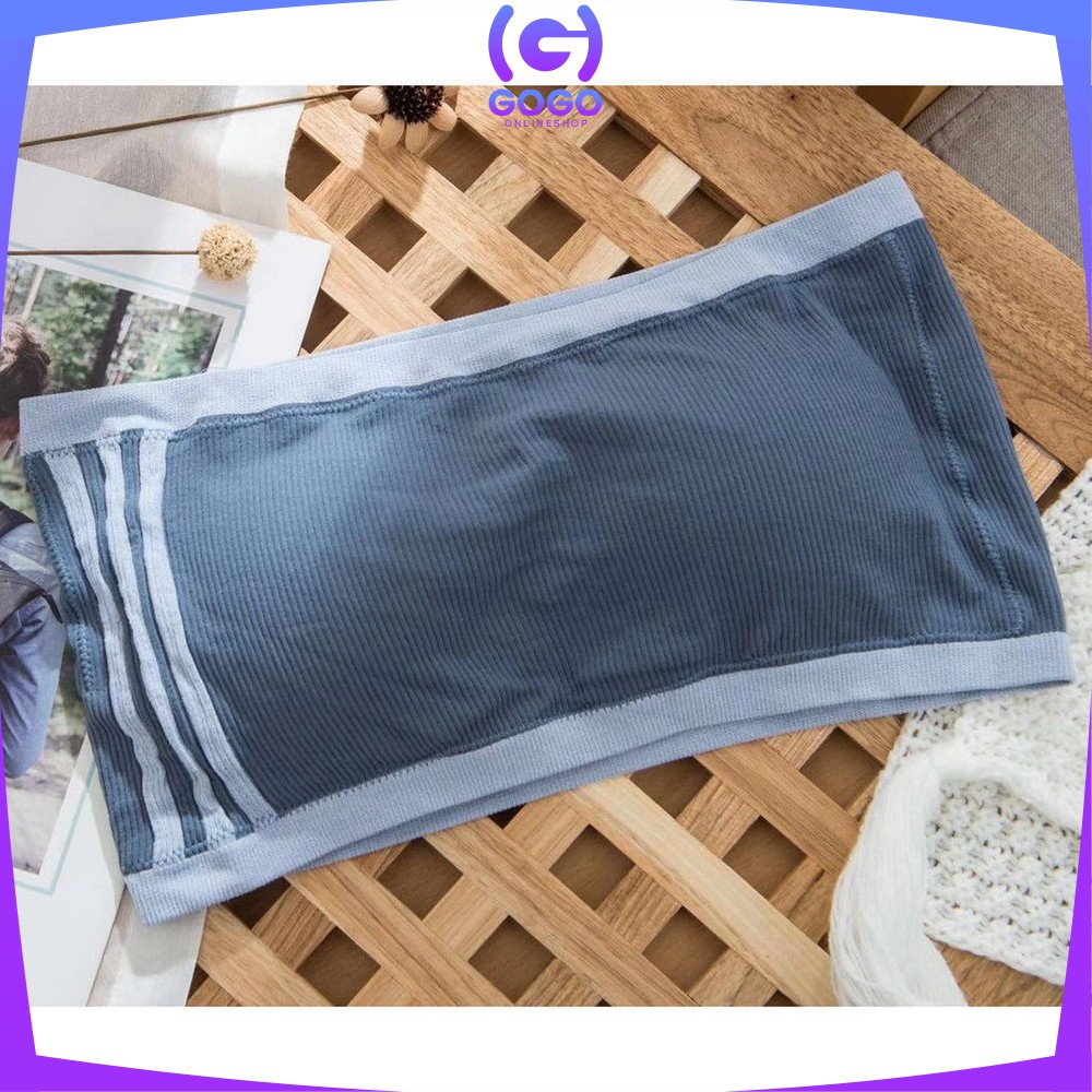 GOGO-P106 Bra Crop Sexy Kemben Wanita Tanpa Tali / Pakaian Dalam Wanita Bra Tanpa Kawat Bahan Halus / Bra Fashion Kemben Korea Style