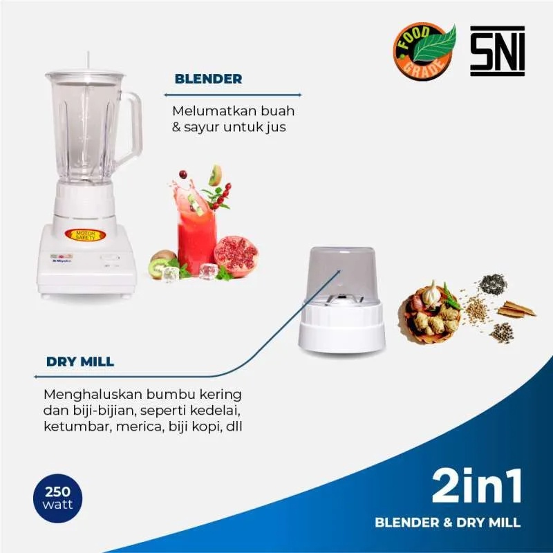 Miyako Blender 2 in 1 BL-101PL / BL 101 PL