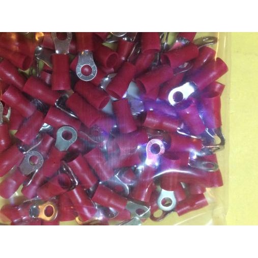 Kabel Skun Ring 4mm 3.5-4 Merah