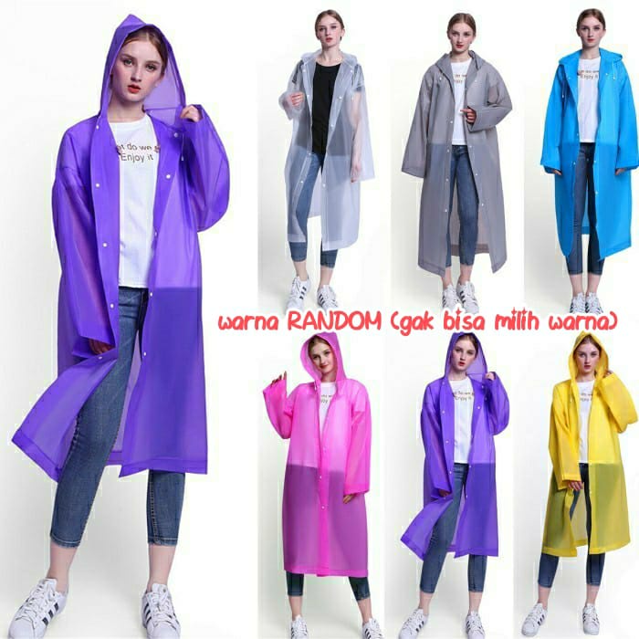 Jas Hujan EVA Ponco/Mantel Hujan Eva Poncho/Mantol Eva model Terusan/Raincoat Eva model Kalong/Rain Coat Eva model Kelelawar