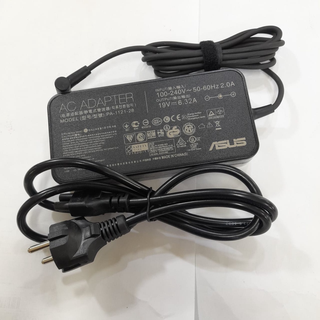 Adaptor Charger Casan Laptop ASUS 19V 6.32A ORIGINAL 6.32 6,32A  ROG GL504G GL704GV GL704GM gaming