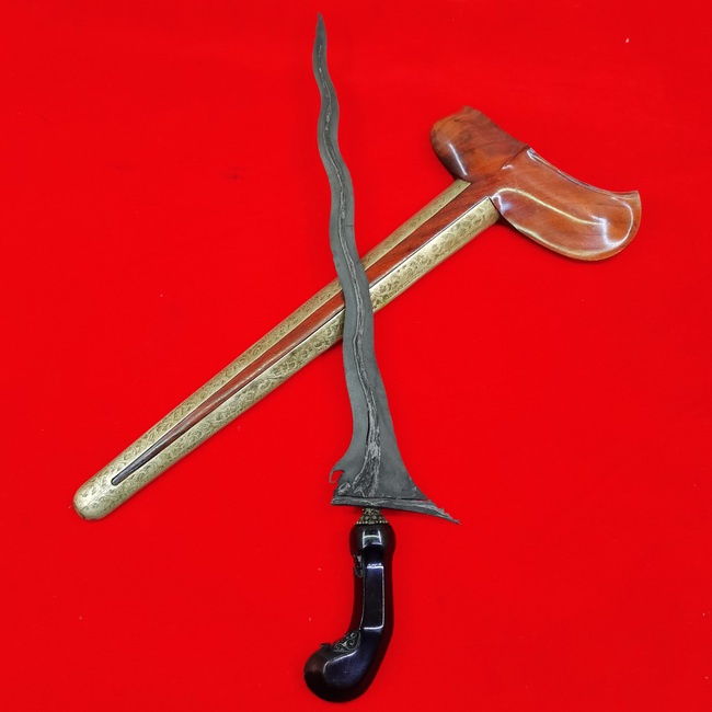 Keris Sempana Pamor Sodo Lanang Asli Kuno