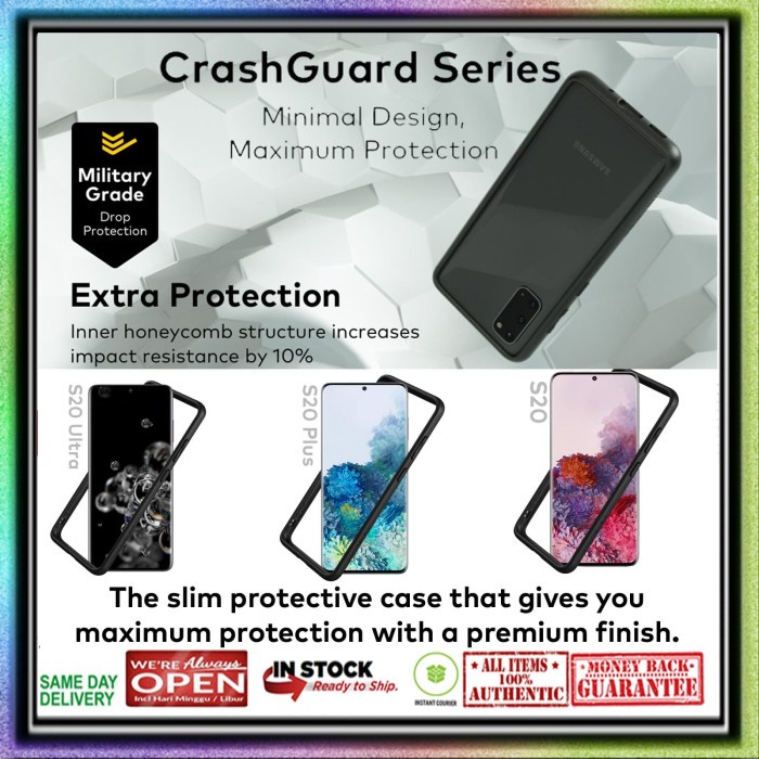 Original Case Samsung S20 Ultra / S20 Plus / 20 RHINOSHIELD CRASHGUARD Casing - s20