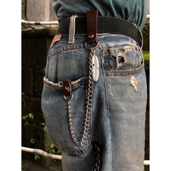 Rantai Dompet Ikat Pinggang Silver / Wallet Chain Belt