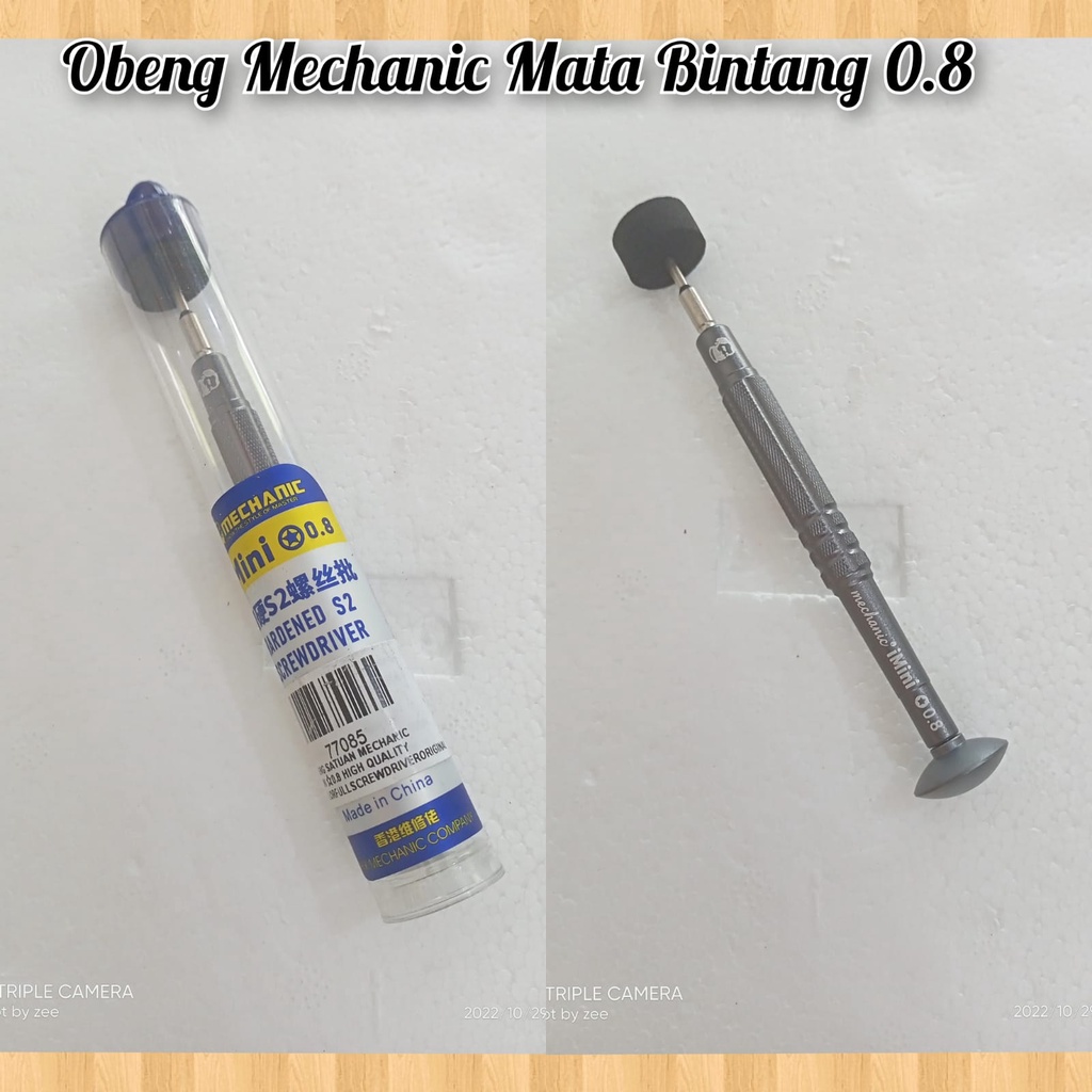 Obeng Satuan Mechanic Imini Mata Bintang 0.8mm Obeng Bintang 0.8mm