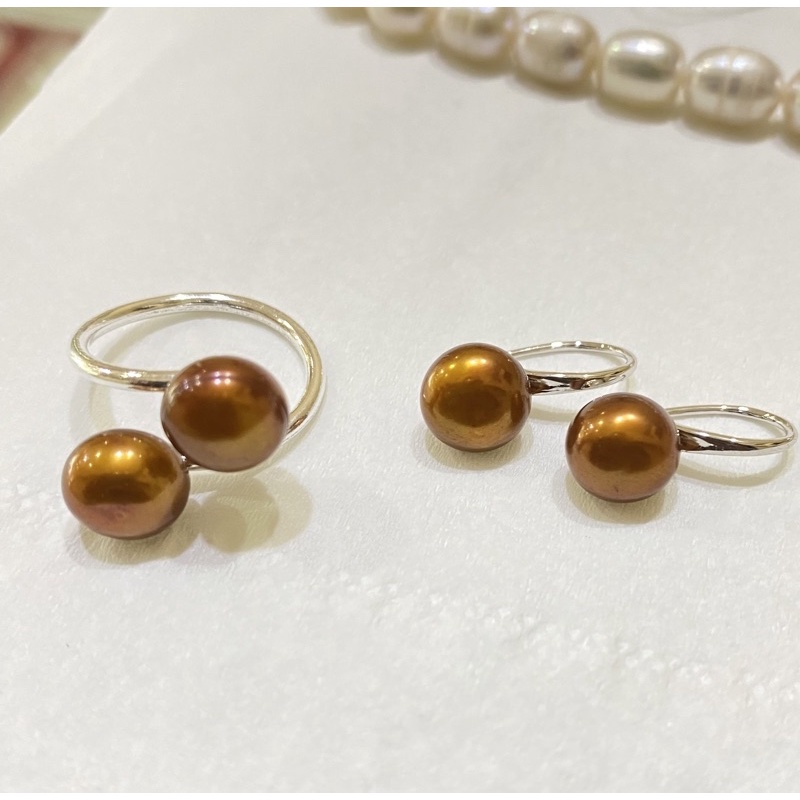 Set perak mutiara lombok asli || Cincin perak || Anting perak || Anting wanita || Perhiasan murah ||