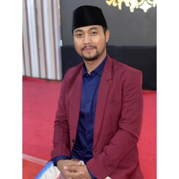 Cole Kemeja Hem Pria Lengan Panjang Motif