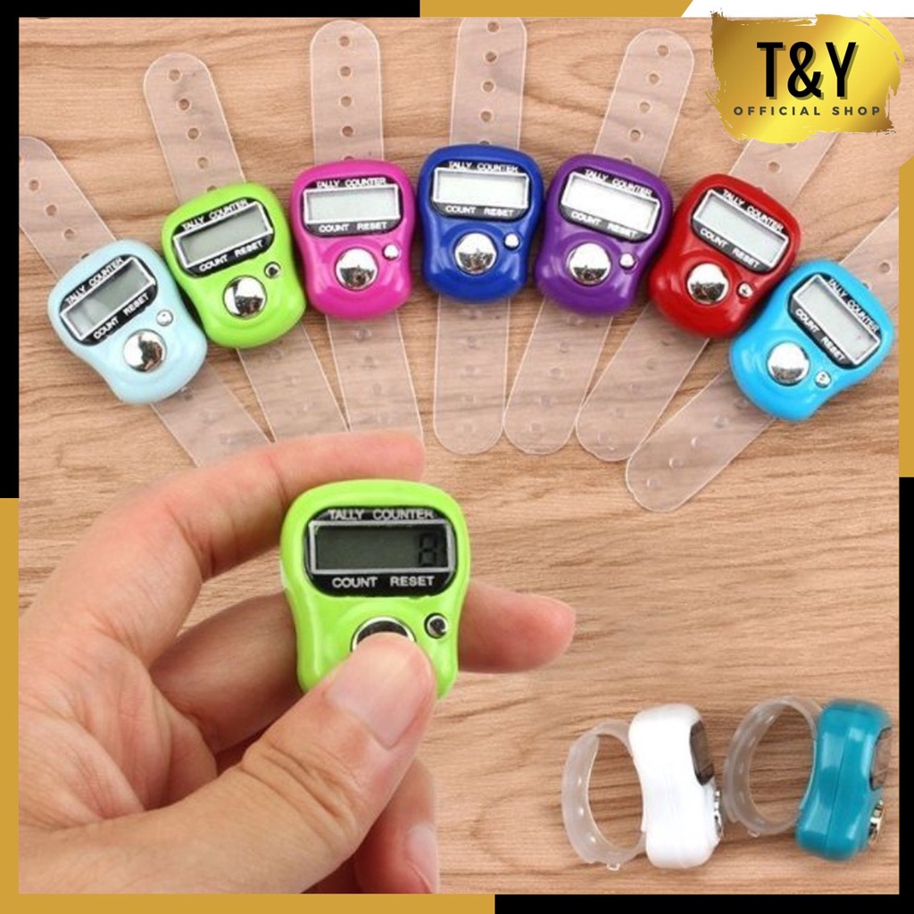 T&amp;Y TASBIH DIGITAL MINI Alat Hitung Elektronik Finger Tally Counter Mini Jari Penghitung