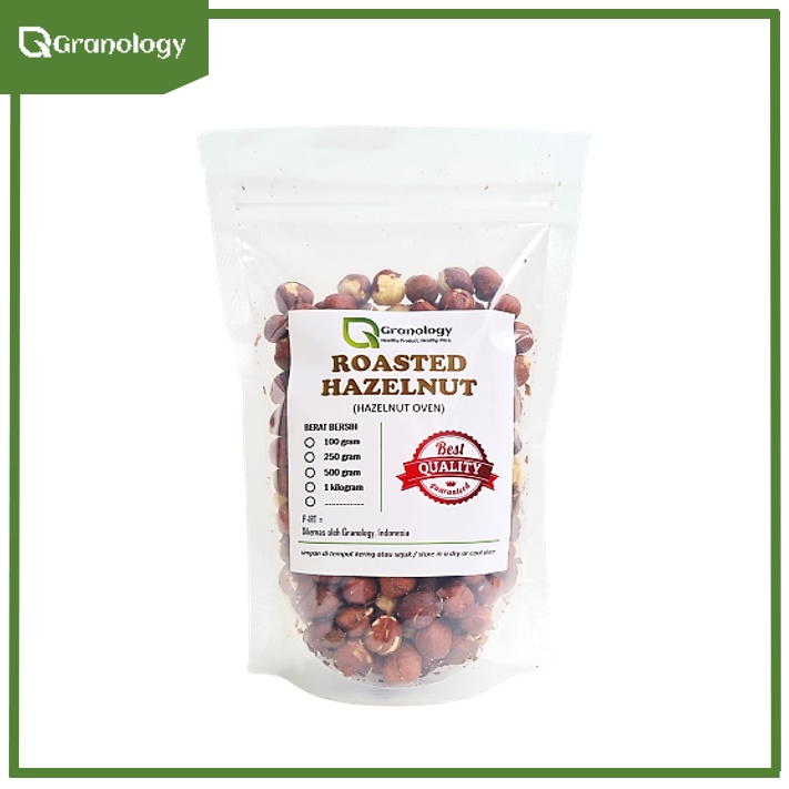 Roasted Hazelnut / Kacang Hazelnut Oven (250 gram) by Granology