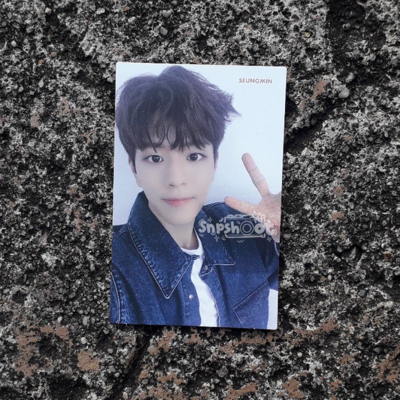 stray kids skz seungmin i am you miroh yellow wood levanter photocard pc