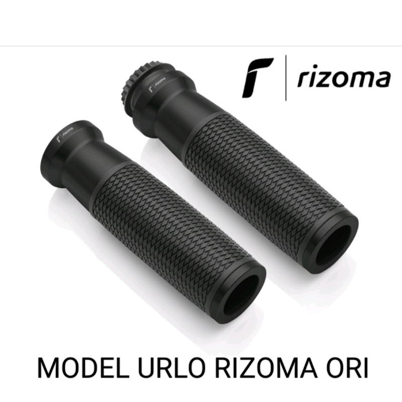 Handgrip / Handfat / Handle Grip Rizoma Urlo Universal Motor asli original logo r rizoma Ninja R RR Cb150 CBR R15 v2 V3 V4 Nmax X-Max Aerox PCX dill