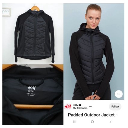 HM Outdoor Padded Hoodie Jacket