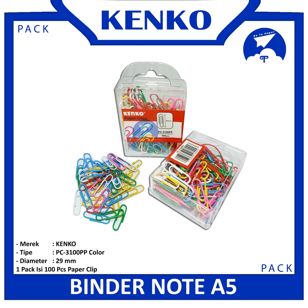 

KENKO Paper Clip PC - 3100PP Isi 100 Clip Box Mini