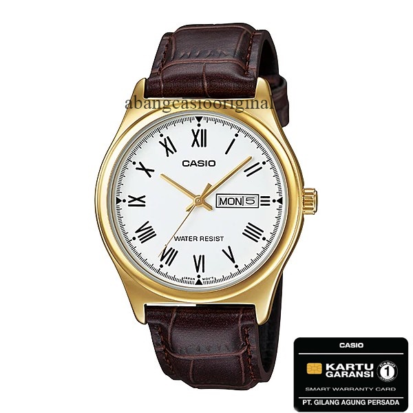 Jam Tangan Casio Casio Pria MTP - V006GL - 7 / MTP V006GL Original Resmi