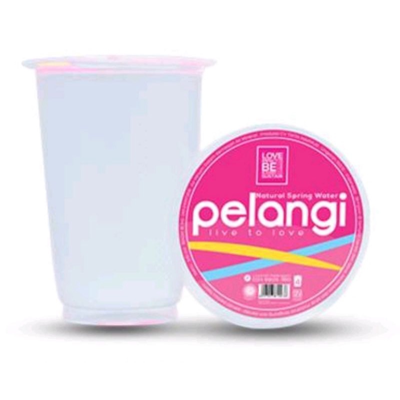 

Pelangi air mineral cup 1 karton ( 48 x 220 ml)