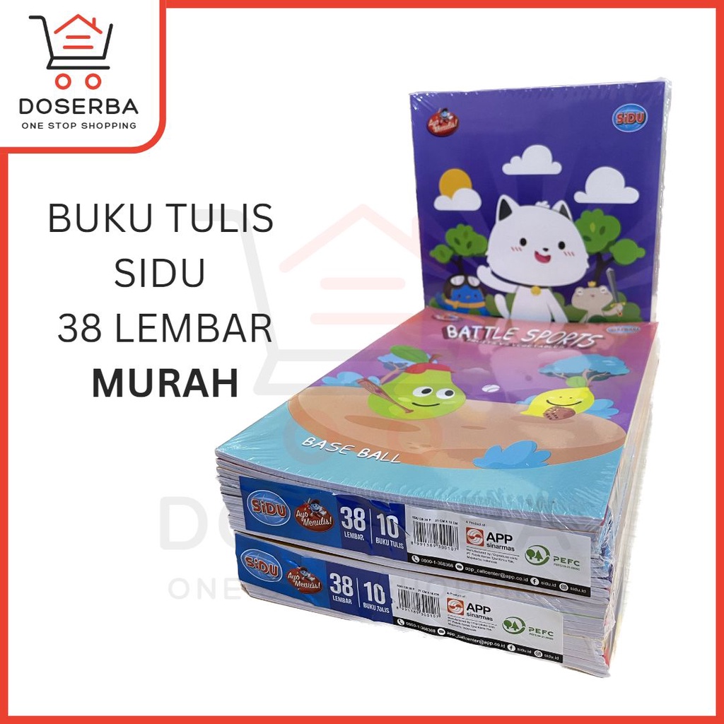 

BUKU TULIS SIDU 38 LEMBAR MURAH GROSIR / BUKU SIDU 38