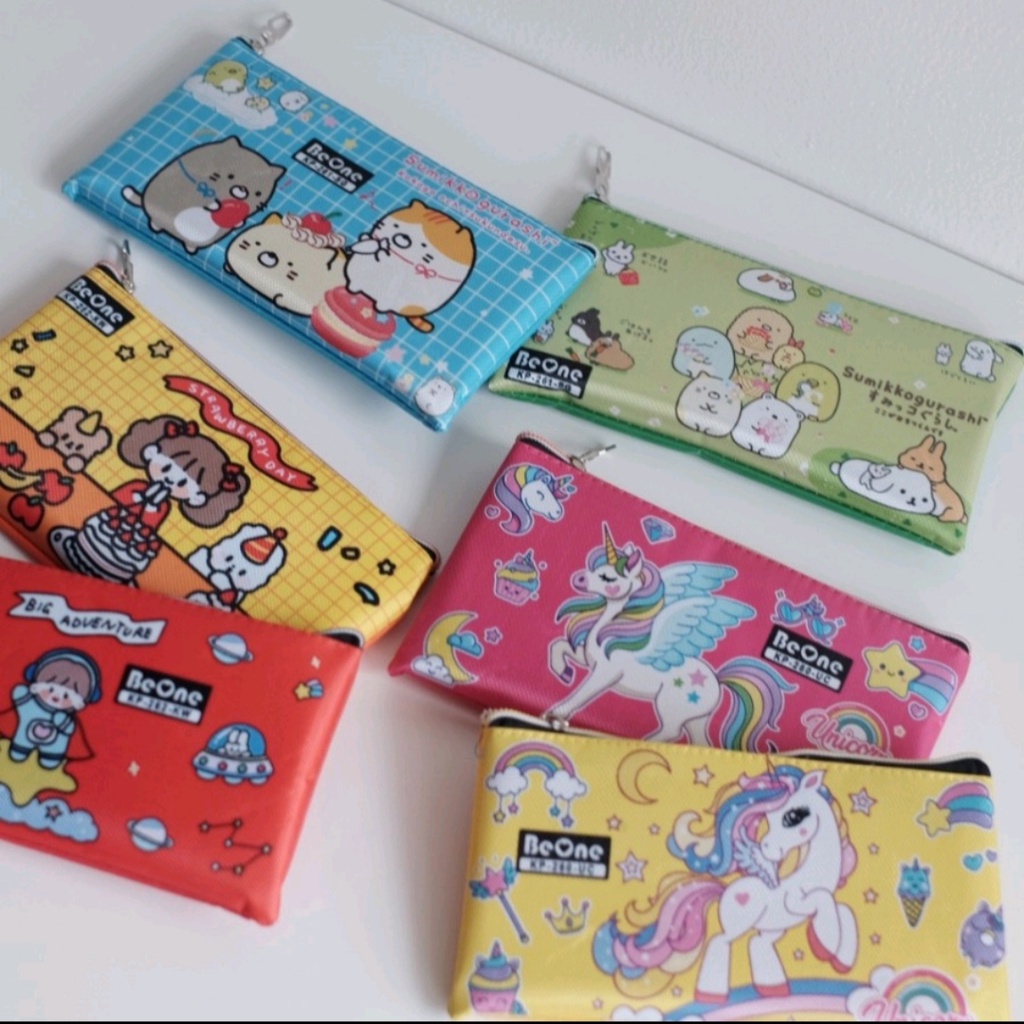 

Kotak Pensil Sleting/Zipper Pencil Pouch/Tepak Pensil Anak