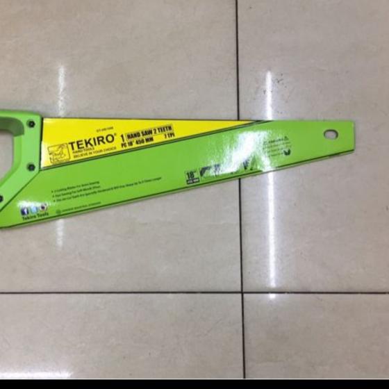 tekiro gergaji kayu 2 mata 18 in - gergaji potong tekiro