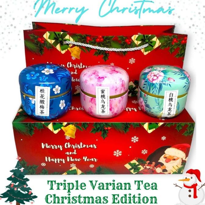 

BEST QUALITY - CHRISTMAS HAMPERS NATAL / CHRISTMAS GIFT KADO NATAL TRIPLE VARIAN TEA