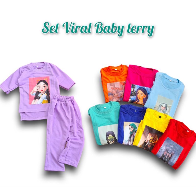 6-10 Tahun Setelan Anak Perempuan Oversize JUNIOR | Setelan Anak Viral | Set Slebew | Setelan Anak Cewe Kaos Oversize Kekinian