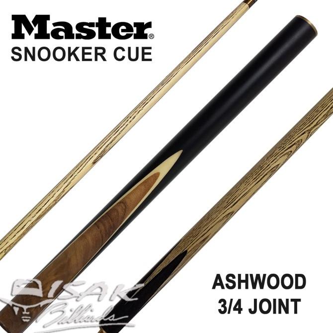 Master Snooker Ashwood 10 mm - 3/4 Joint Stik Kecil Billiard Stick Ash