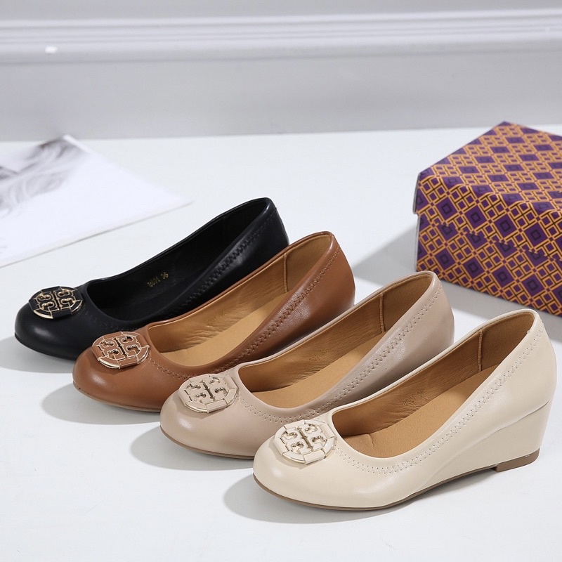 Wedges 6cm by Tory Burch modern gasper import high quality fashion shoes sepatu wanita hak tinggi se