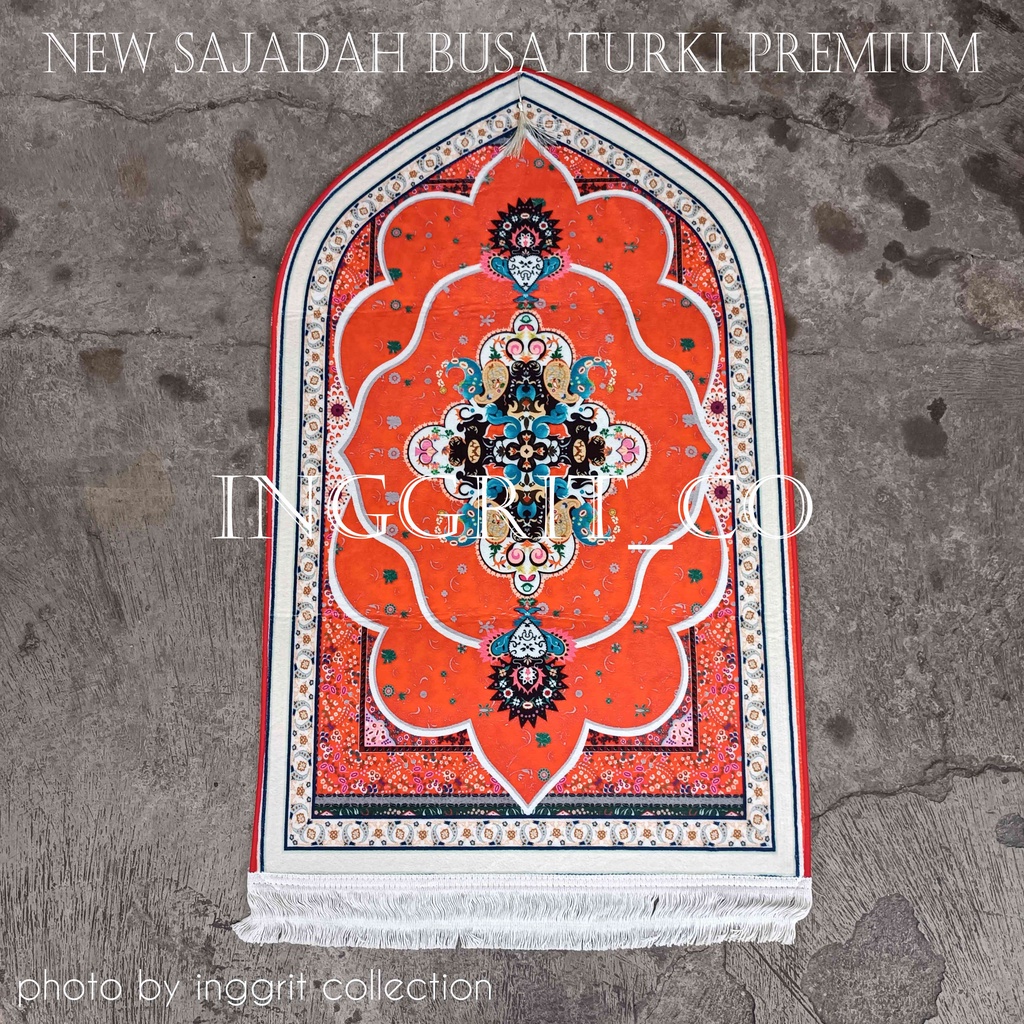Sajadah Busa Tebal, Sajadah AESTHETIC Super Premium uk 65x110cm