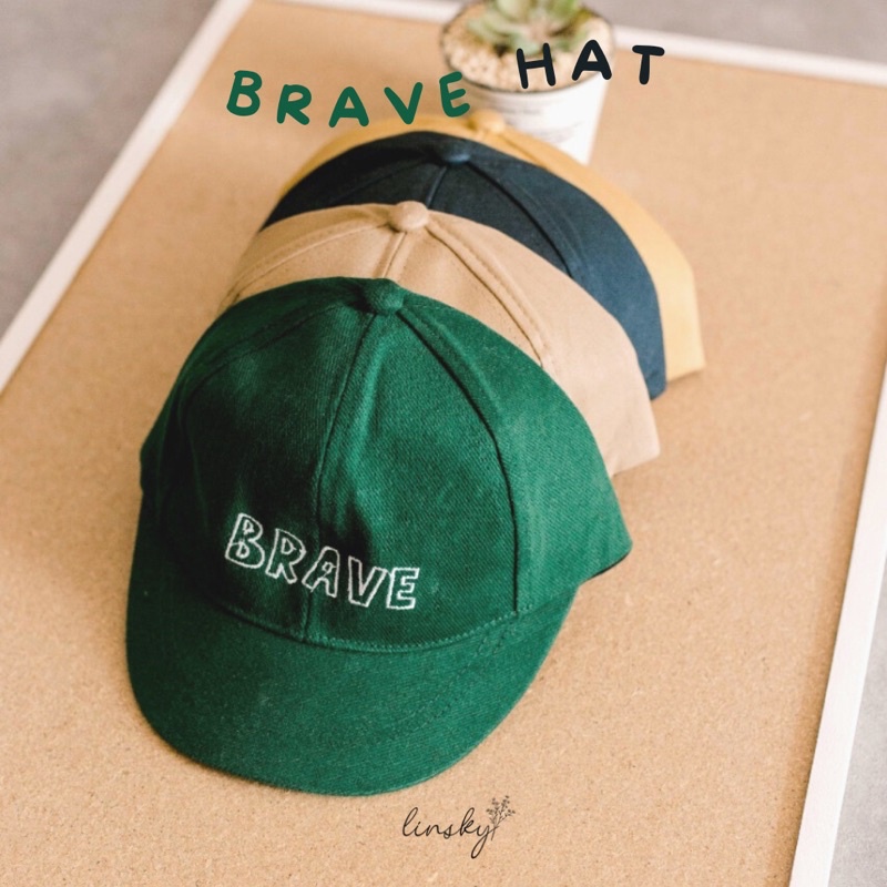 LINSKY BABY - Brave Hat Topi Baseball Anak Unisex