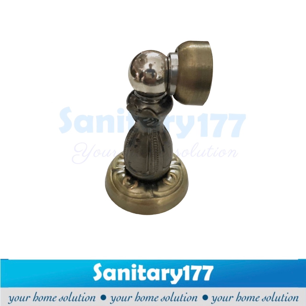 Doorstoper ANTIK stainless - penahan pintu door stop door stopper - magnet pintu stenlis doorstop ganjalan ganjelan antique