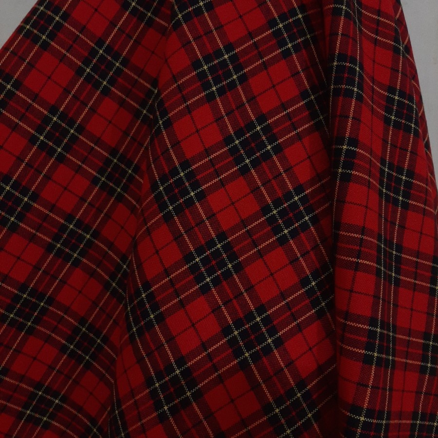 Kain Kotak Semi Wool