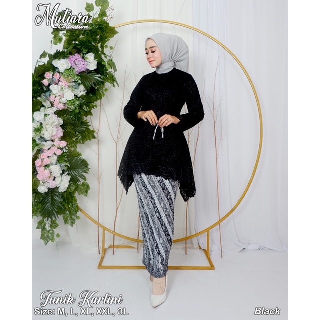 MUT&gt; STELAN KEBAYA TUNIK KARTINI - BAJU KEBAYA BRUKAT MODERN - KEBAYA TUNIK TERLARIS 2023 - TUNIK FRIENDLY BUSUI