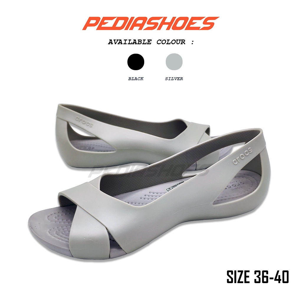 terbaru crocs wanita serena flat crocs original sandal wanita sandal crocs murah fashion wanita