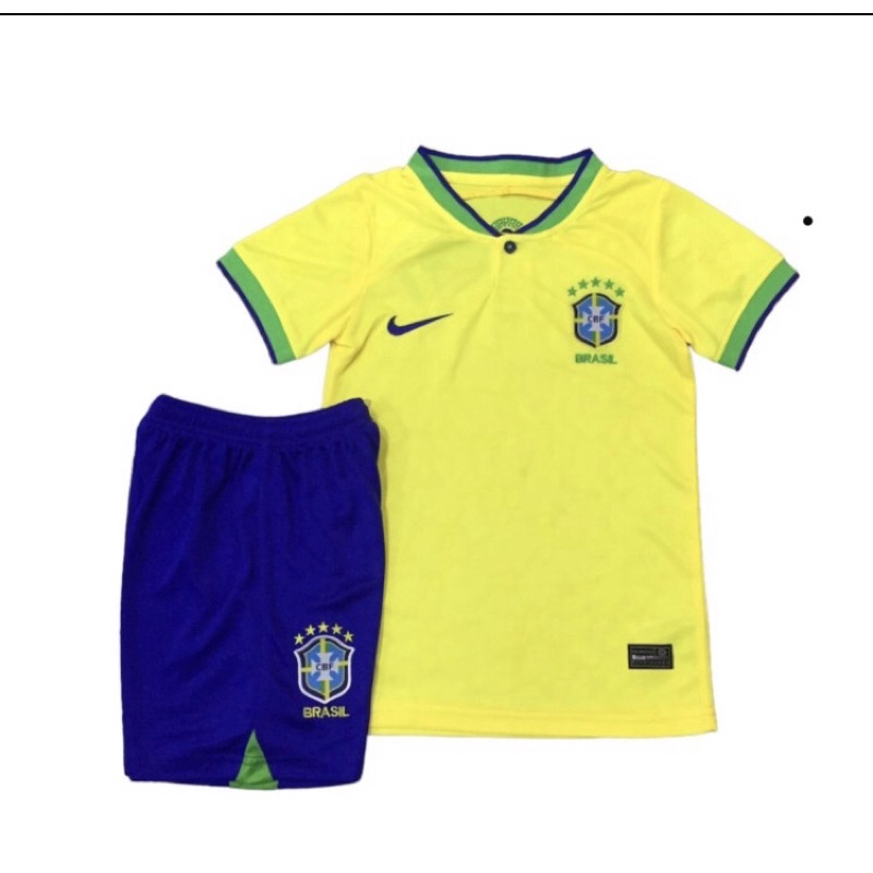 GRADE ORI JERSEY ANAK BRAZIL PIALA DUNIA 2022