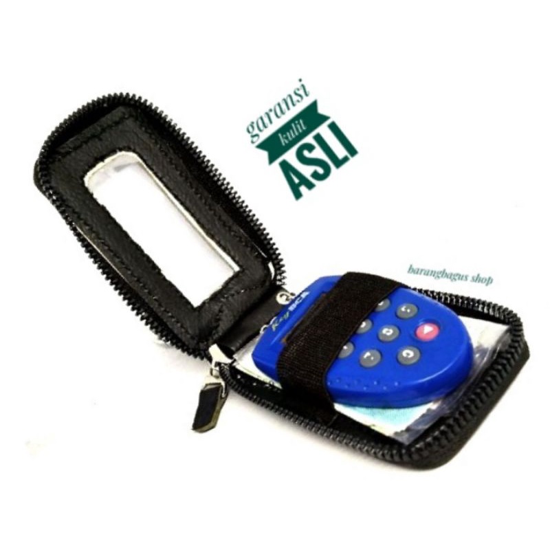 Dompet /Hardcase /Tempat Remote Mobil Kulit - Gantungan Logo Honda