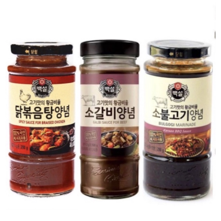 

BEKSUL / SPICY / SAUCE / FOR / BRAISED / CHICKEN / 290GR / Saus / Pedas / Untuk / ayam / BULGOGI / BEEF / dari / daging / sapi / KALBI / MARINADE / BBQ / 500gr