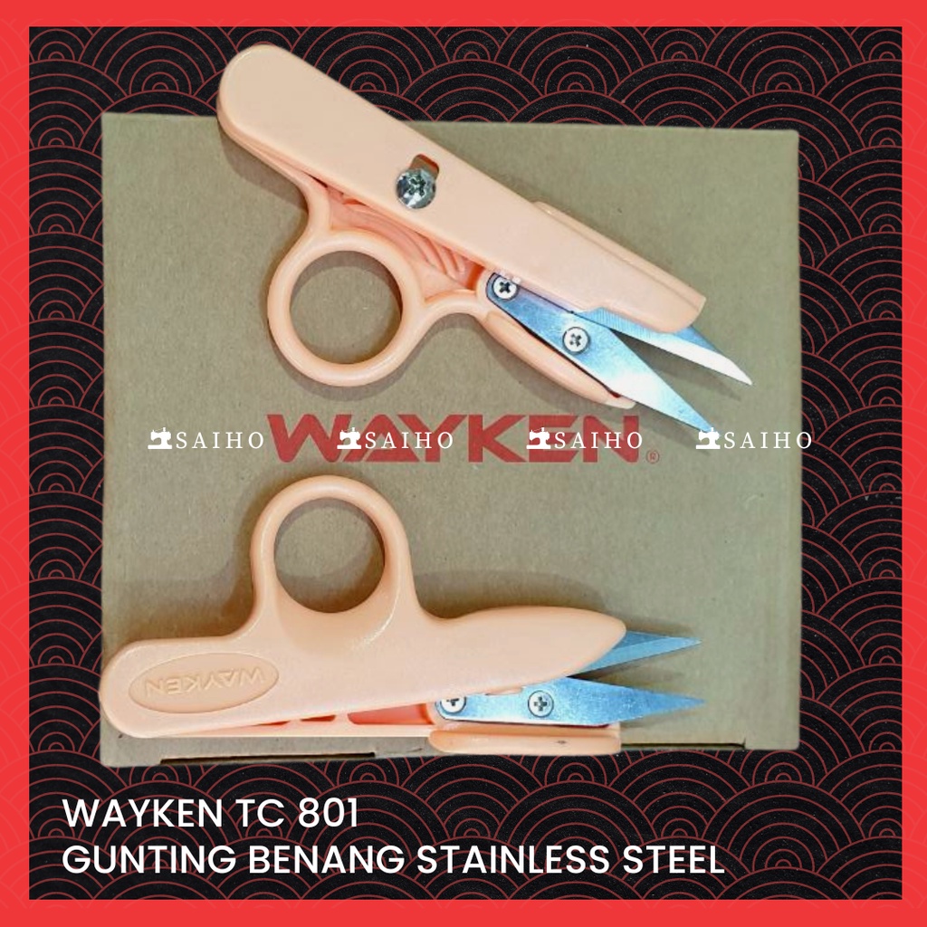 Wayken Gunting Benang / Thread Cutter Besi Stainless Steel