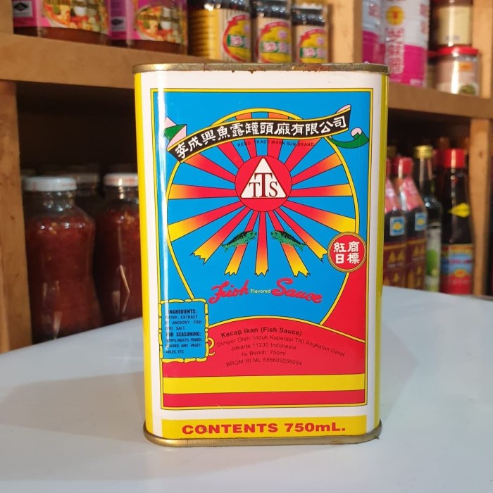 

Fish sauce Kecap Ikan Matahari Kaleng no 1 750ml