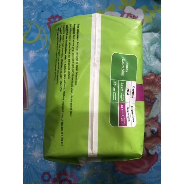 KOTEX Daun Sirih OVERNIGHT WING Ijo