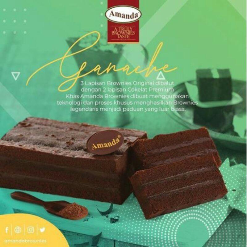 

Amanda Brownies Ori Ganache Choco