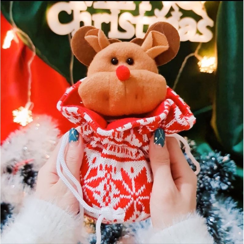 

Puch motif natal, Tas Natal, Tas christmas, Christmas Bag