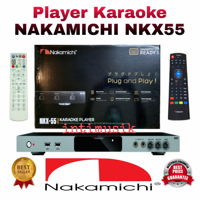 Dvd Player Karaoke Nakamichi Nkx55, Nkx 55