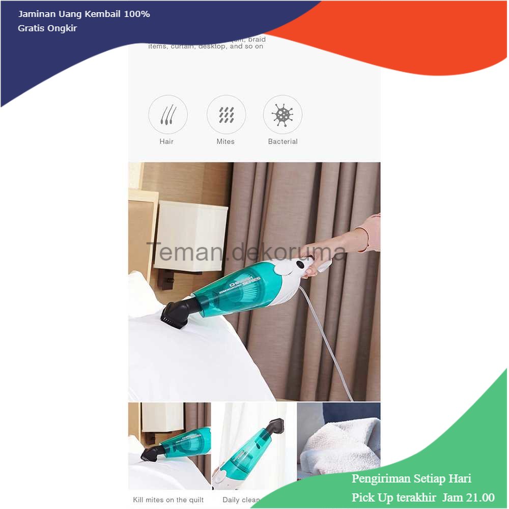 TD-PR2 DEERMA Penyedot Debu Handheld Vacuum Cleaner - DX118C/DX128C