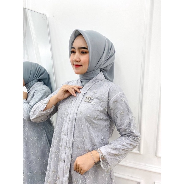 PB Prilly Busana - ZALIHA VOL.1 TUNIK KEBAYA MALAYSIA TILE BORDIR - ATASAN PESTA - TUNIK PESTA - TUNIK BRUKAT