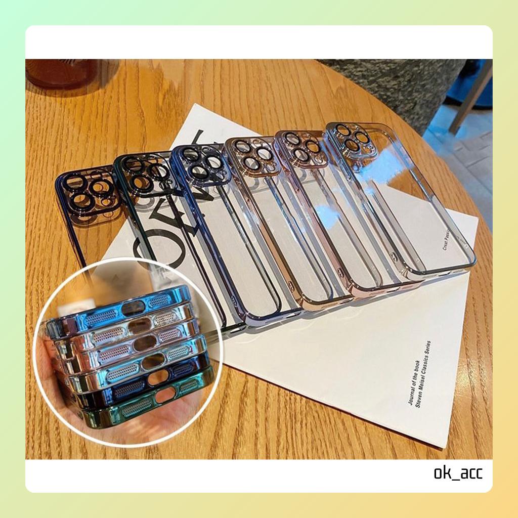 Case FJ06 Casing Pelindung Lensa Kecil Kamera for Iphone 7 8 7+ 8+ X Xs Xr Max 11 12 13 14 14+ Plus 14Plus Pro Max