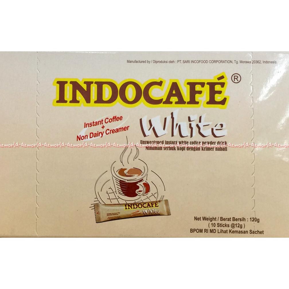 Jual Indocafe White Instant Coffee Sacher Non Dairy Kopi Instant