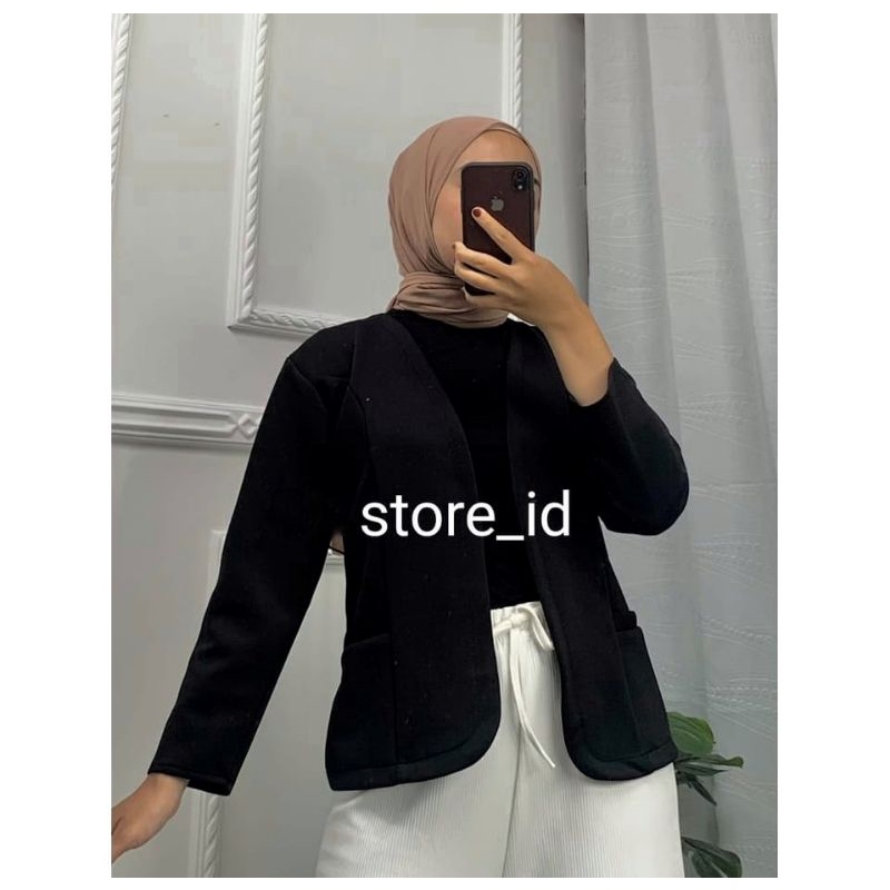 NABILA BLAZER SCUBA PREMIUM ATASAN WANITA TERBARU LD 110